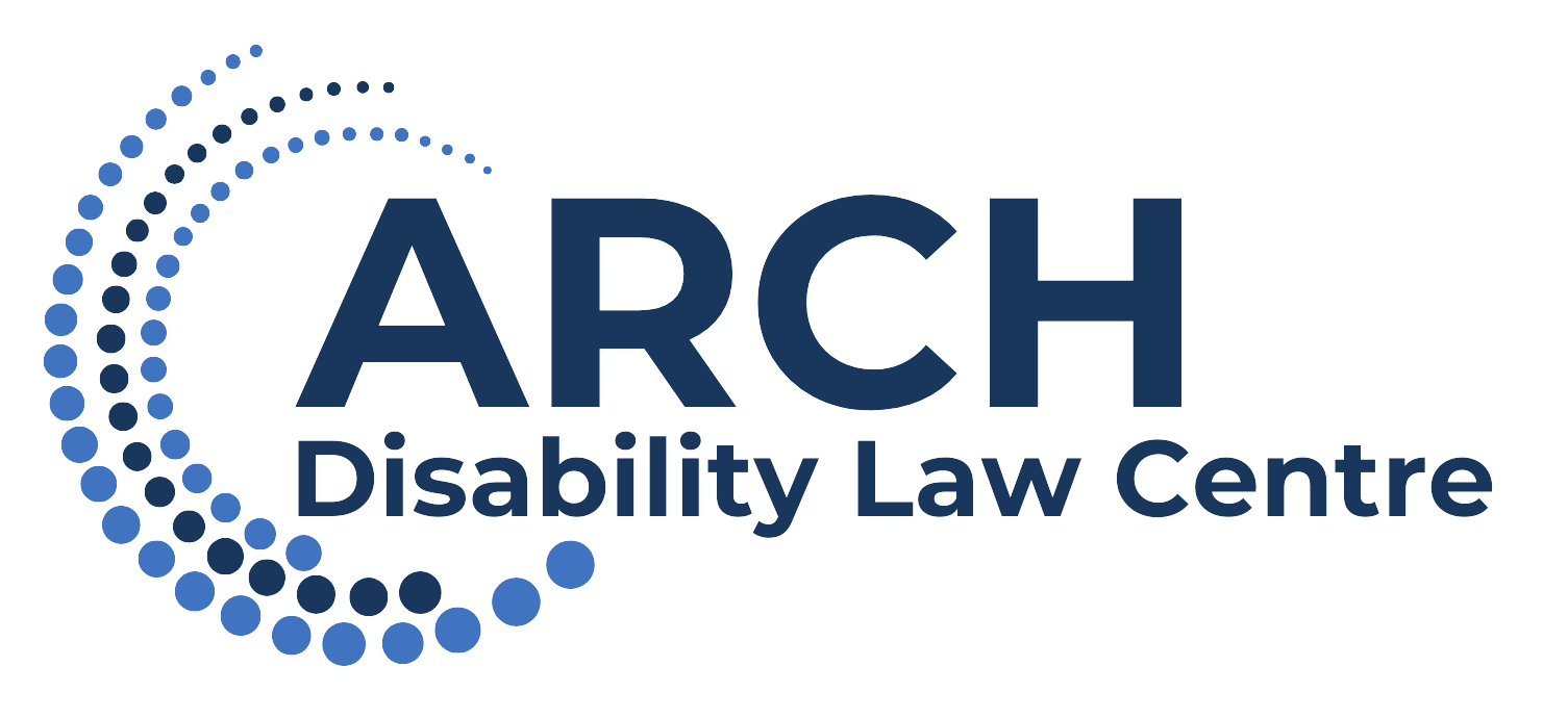 Logo for ARCH Disability Law Centre