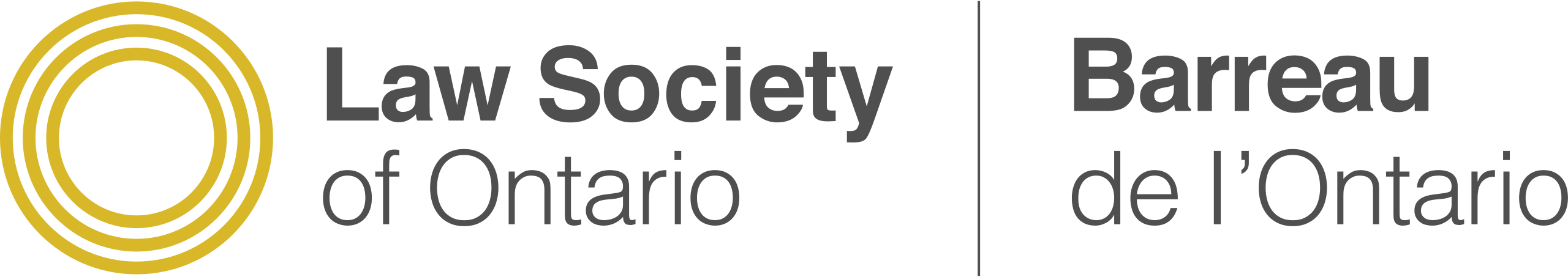 Logo for Law Society of Ontario (LSO) / Barreau de l’Ontario (BO)