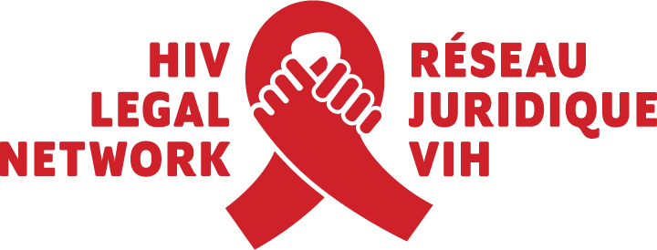 Logo for HIV Legal Network / Réseau juridique VIH