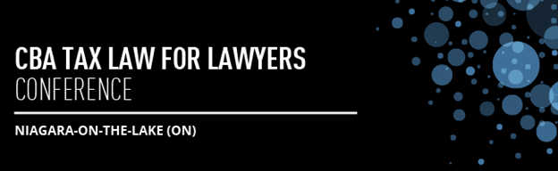 CBA Tax Law for Lawyers Conference