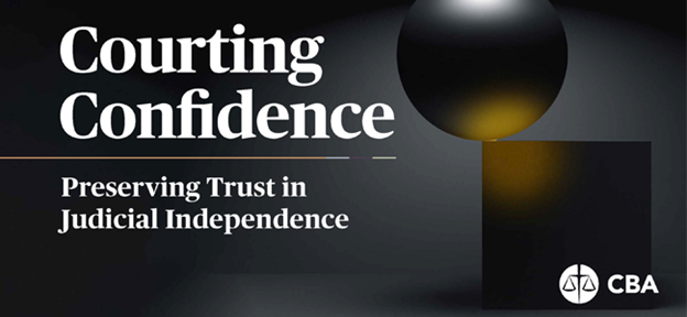 Courting Confidence: Preserving Trust in Judicial Independence
