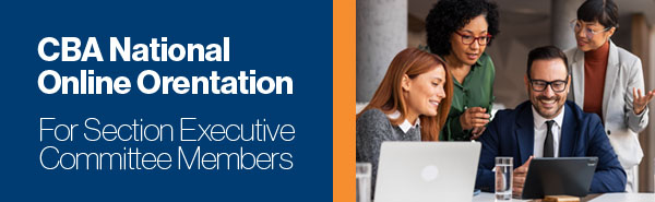 CBA National Online Orientation for Section Executive Committee Members