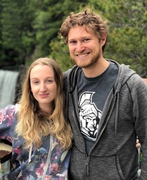 Andrew Kelly and partner