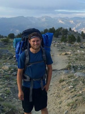 Andrew Kelly backpacking