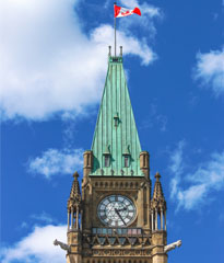 The peace tower.